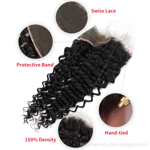 Wholesale Transparent Hd Thin Swiss Lace Frontal Closure,Cuticle Aligned Pre Plucked Virgin Hd Hair Lace Frontal
